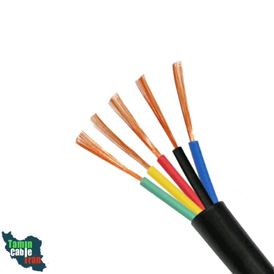 کابل افشان پنج رشته 2/5×5 (متر )