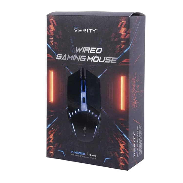 ماوس گیمینگ وریتی مدل V-MS5131 | موس سیمی Verity V-MS5131 RGB