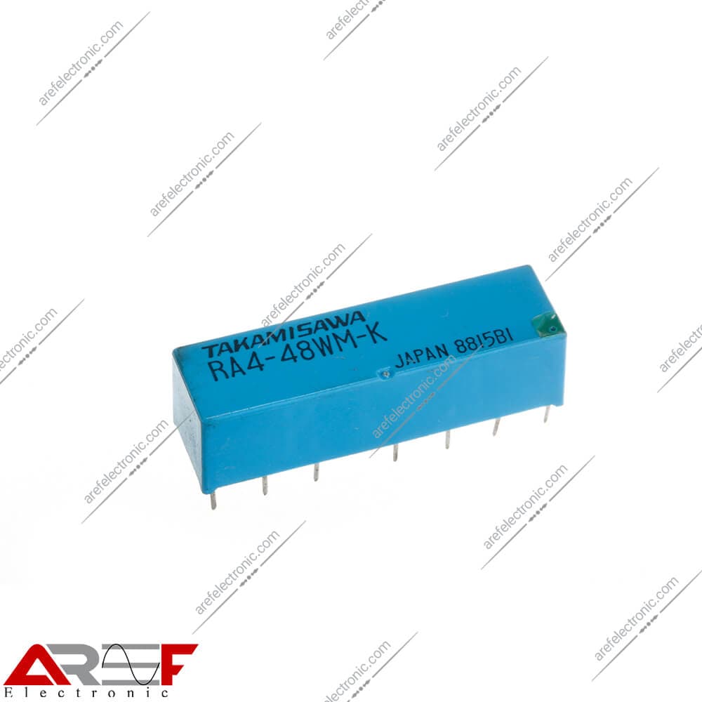 رله لچ تاکامیساوا مدل RA4-48WM-K دارای 48 ولت و 14 پین