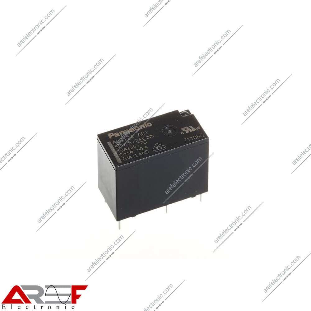 رله پکیجی پاناسونیک مدل ALQ124 – 24V | 5PIN | 10A