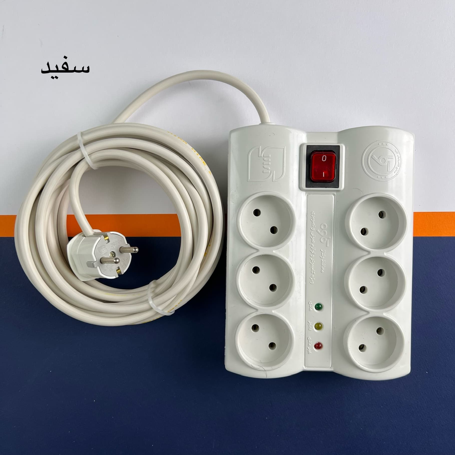 محافظ برق 6 خانه صوتی تصویری کاوه طول 5 متر — تصویر ۳