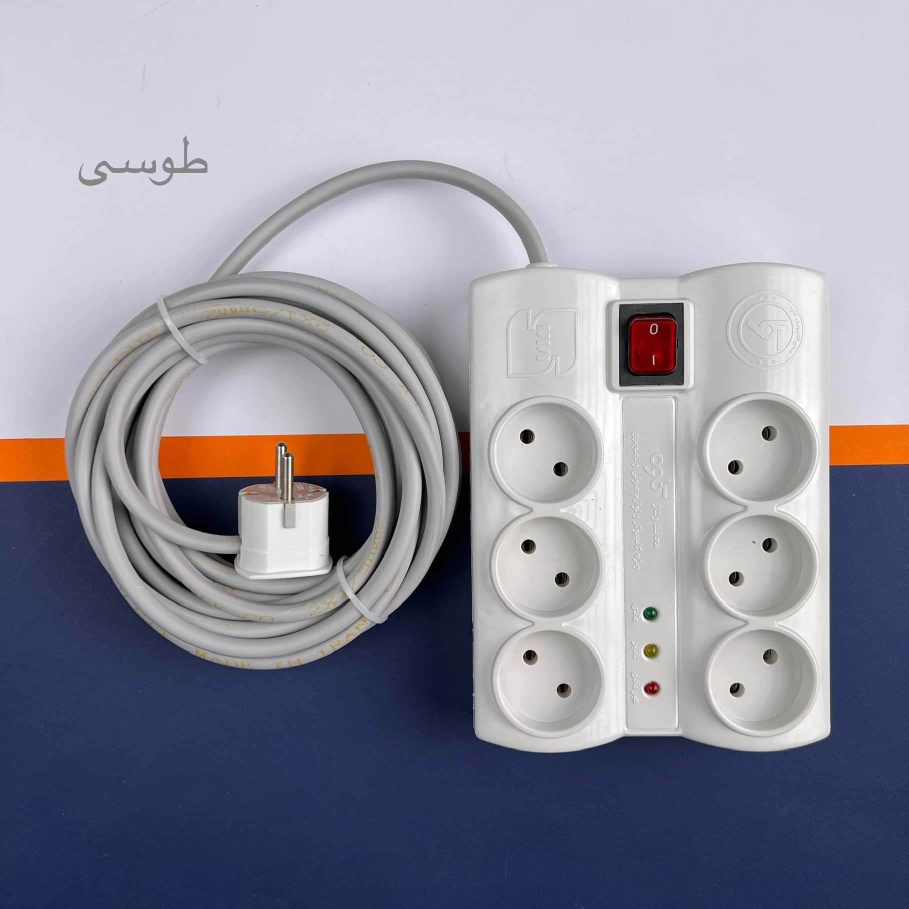 محافظ برق 6 خانه صوتی تصویری کاوه طول 5 متر — تصویر ۷