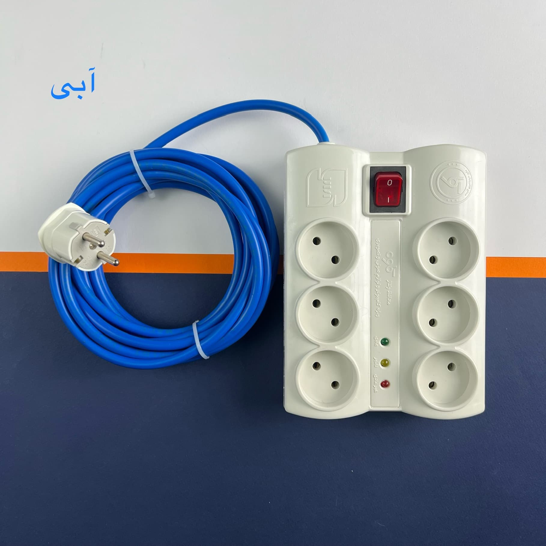 محافظ برق 6 خانه صوتی تصویری کاوه طول 5 متر — تصویر ۴