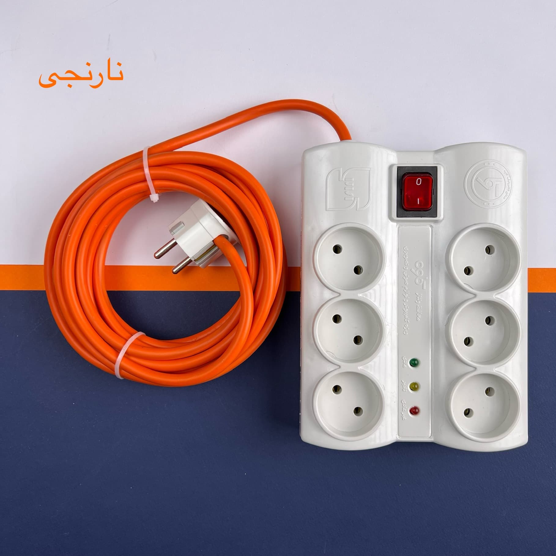 محافظ برق 6 خانه صوتی تصویری کاوه طول 5 متر — تصویر ۶