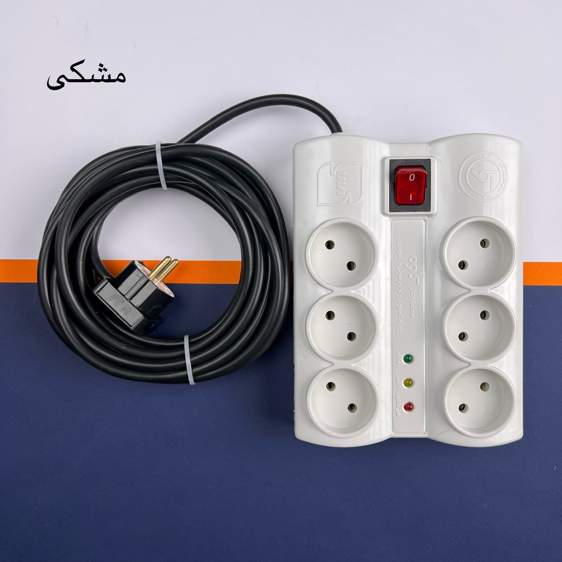 محافظ برق 6 خانه صوتی تصویری کاوه طول 5 متر — تصویر ۵