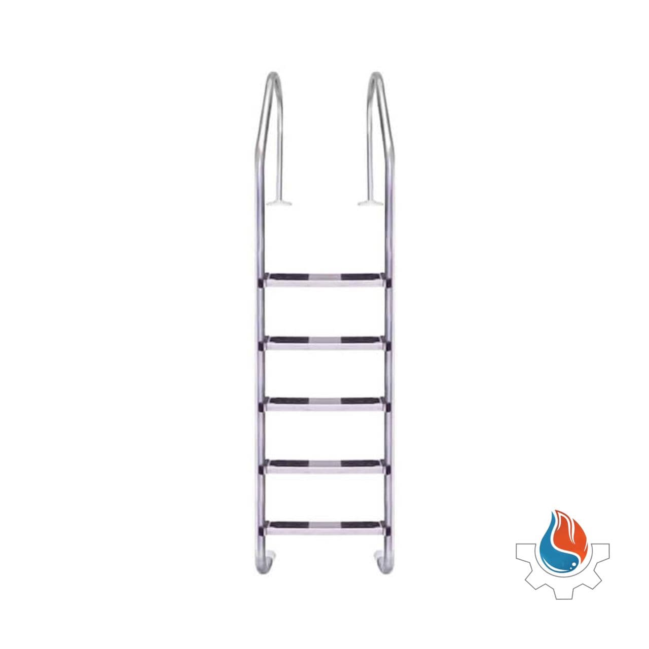 نردبان استخری 5 پله استیل