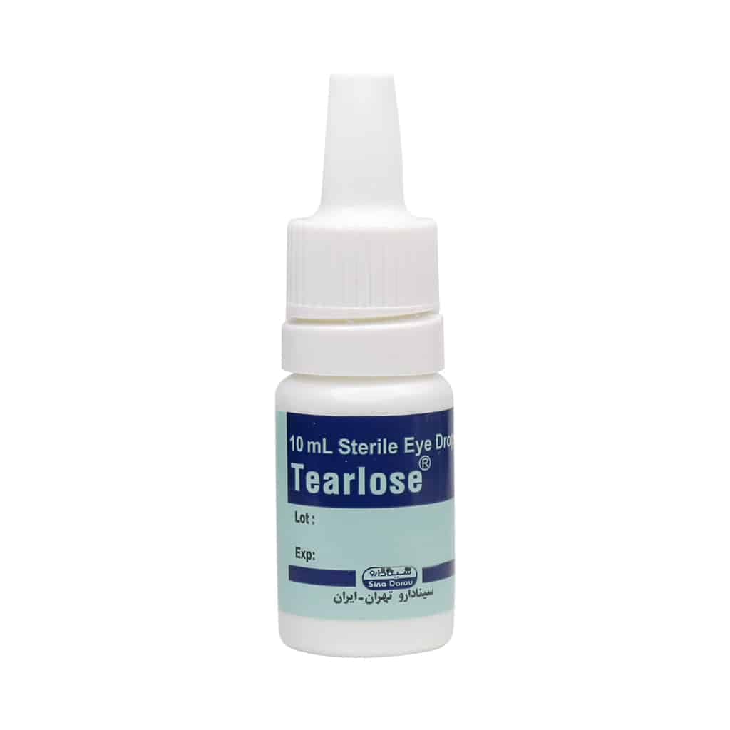اشک مصنوعی قطره استریل چشمی تیرلوز سینا دارو 10 میلی لیتری — تصویر ۳