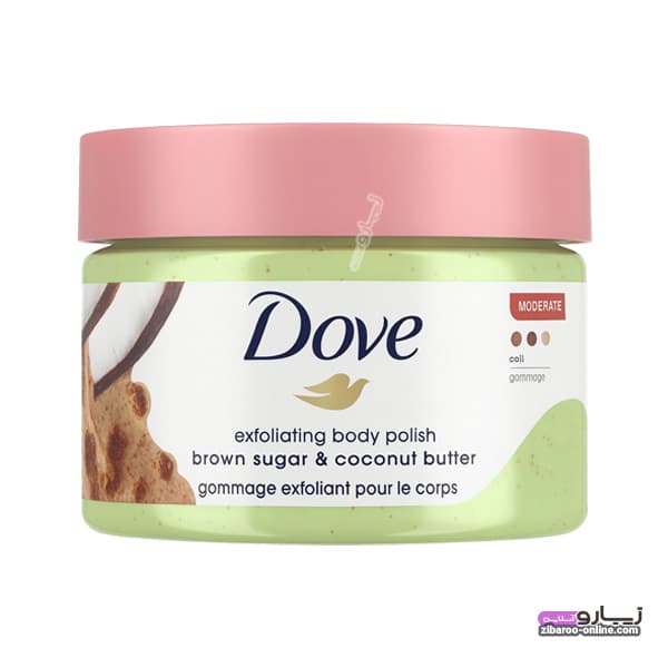 اسکراب بدن داو DOVE EXFOLIATING BODY POLISH حجم298g اصل — تصویر ۲