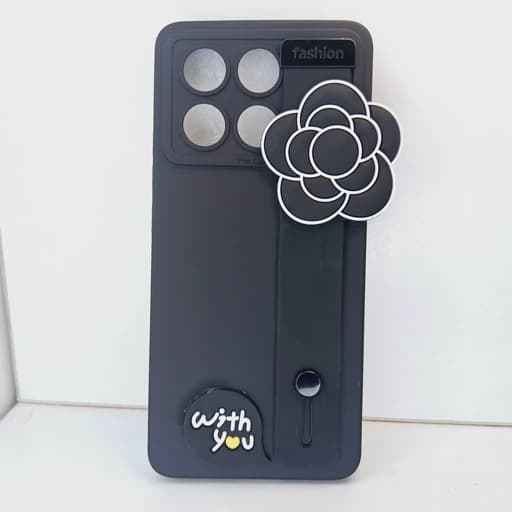گارد گوشی شیائومی Poco x6 pro عروسکی فانتزی مشکی سه بعدی قاب و کاور پوکو ایکس6 پرو X6 — تصویر ۲