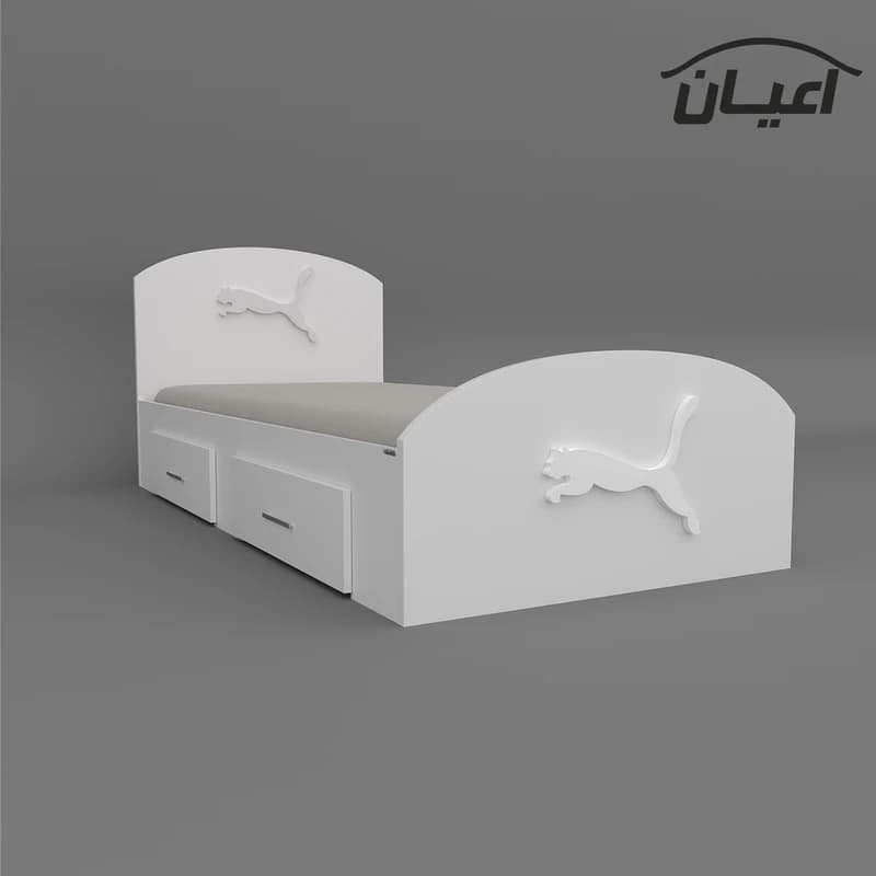 تخت خواب یک نفره مدل FH460 طرح اسپرت سایز 90×200 سانتی متر — تصویر ۶