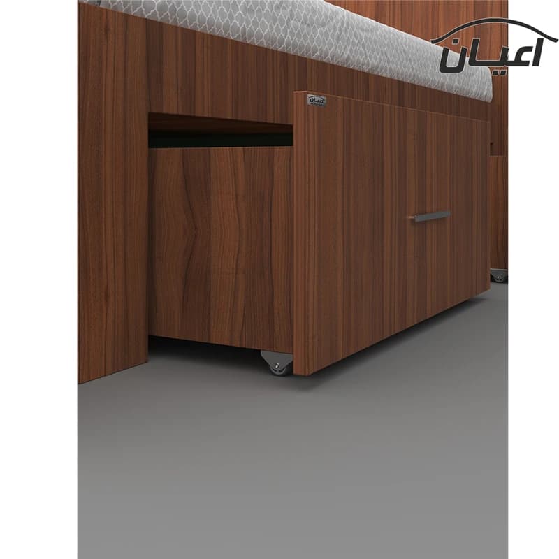 تخت خواب یکنفره مدل FH572 سایز 90×200 سانتی متر طرح کیتی — تصویر ۹