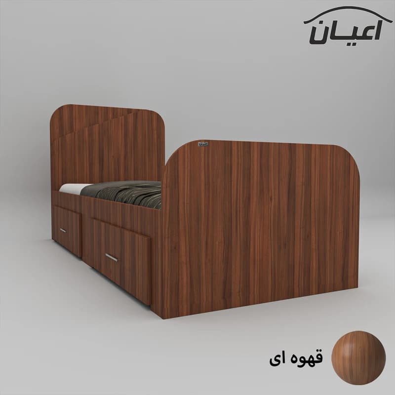 تخت خواب یکنفره مدل FH546 سایز 90×200 سانتی متر — تصویر ۸