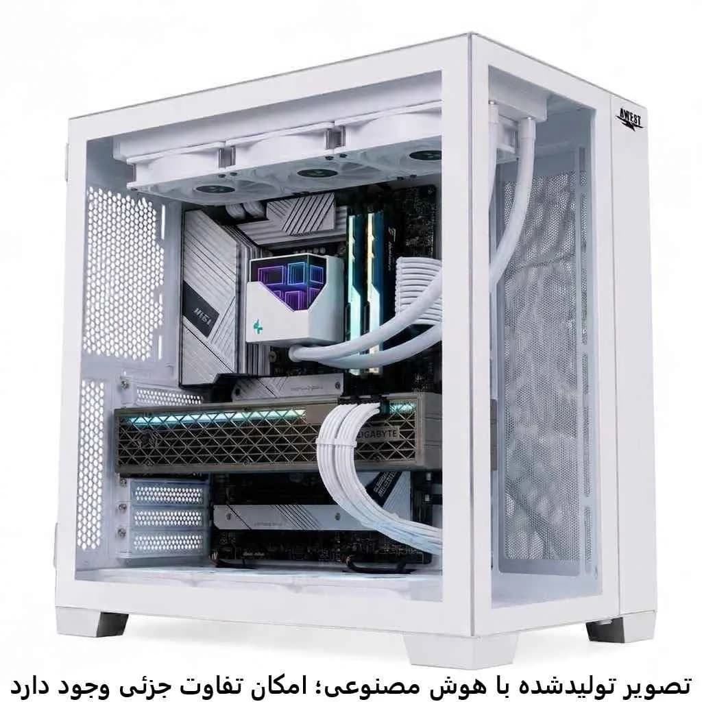 کیس گیمینگ میان رده i7 14700k- Z790A- 32GB DDR5- SSD 1TB- rx9070 16GB کد G025-1