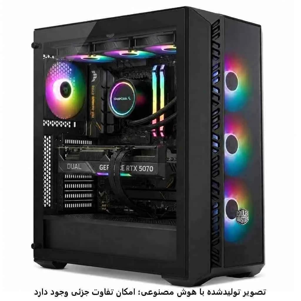 کیس گیمینگ 14600kf- B760 wifi- 32GB DDR5- SSD 2TB- 4070 12GB کد G016 — تصویر ۴