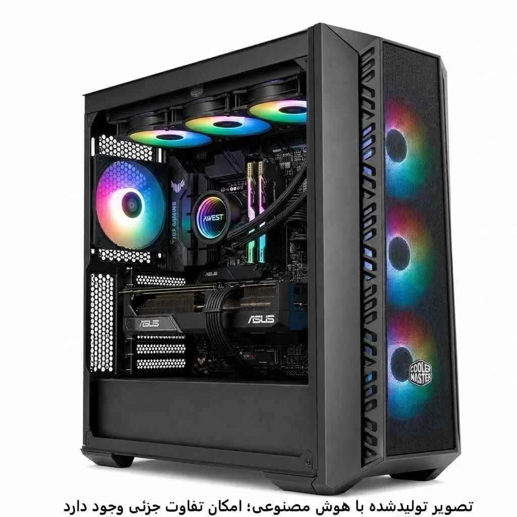 کیس گیمینگ 14600kf- B760 wifi- 32GB DDR5- SSD 2TB- 4070 12GB کد G016