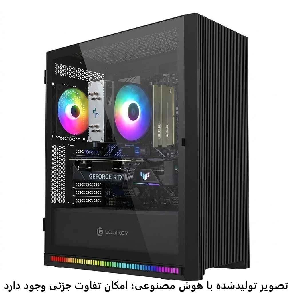 کیس گیمینگ میان رده a620mk- 7500F- 32GB DDR5-1TB m.2- 4060Ti کد G008-1 — تصویر ۴