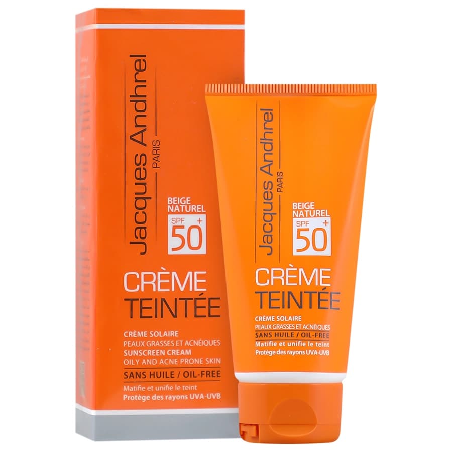کرم ضد آفتاب SPF50 پوست چرب و مستعد آکنه ژاک آندرل 50 گرم