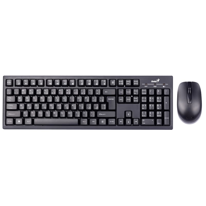 کیبورد موس بی سیم جنیوس مدل KM-8101