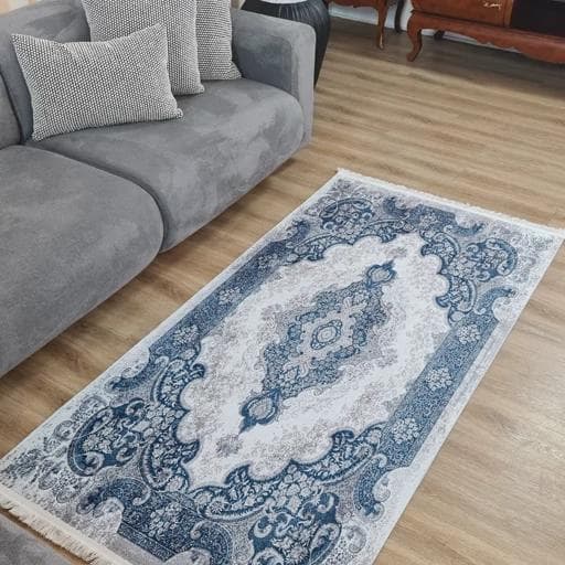 فرشینه راهرویی مخمل کیفیت هایژنیک گوشتی A+ طرح زاخو h227(پس کرایه) — تصویر ۴