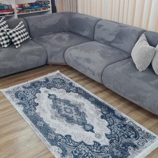 فرشینه راهرویی مخمل کیفیت هایژنیک گوشتی A+ طرح زاخو h227(پس کرایه)