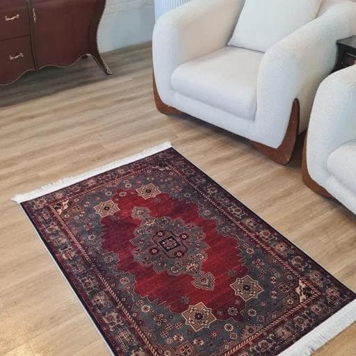 فرشینه مخمل هازان کیفیت گوشتی A+ طرح صنم U601 (پس کرایه)