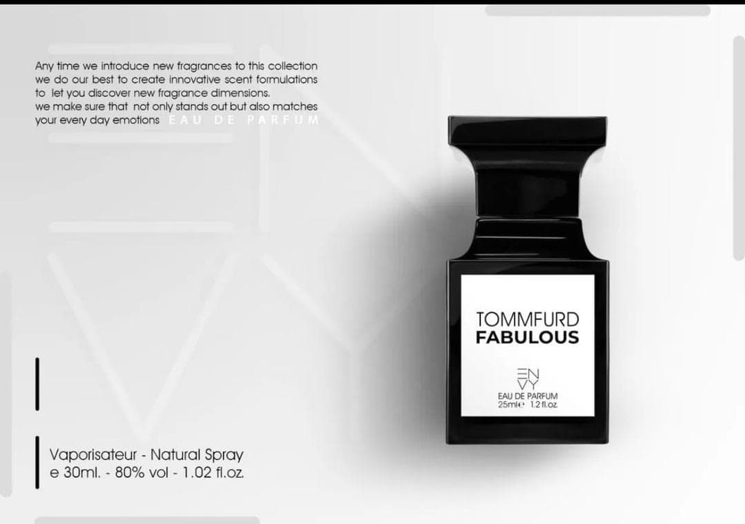 عطر مردانه ان وی فابیولس | Envy Tom Ford Fabulous | ادوپرفیوم 25 میل