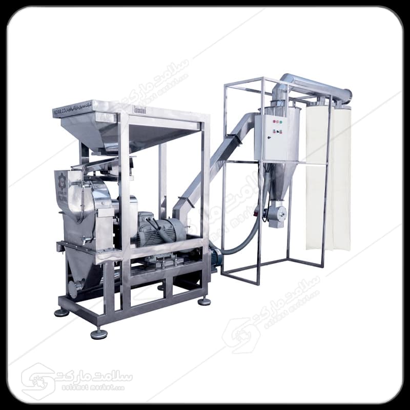 آسیاب پره و دنده فیدار مدل FS30900 | تمام استیل و دارای سیکلون و ایرلاک و سانتر — تصویر ۲