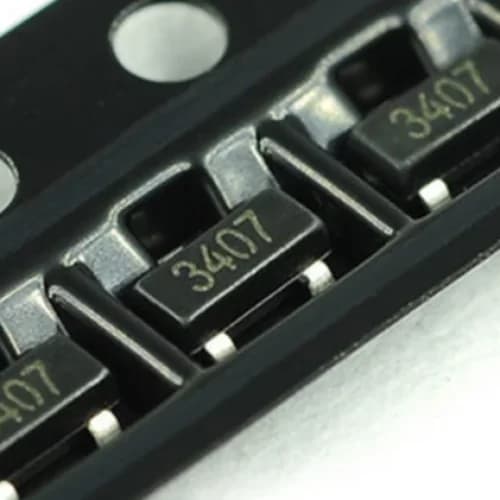 ماسفت CJ3407 پکیج SOT-23 کد3407 — تصویر ۳