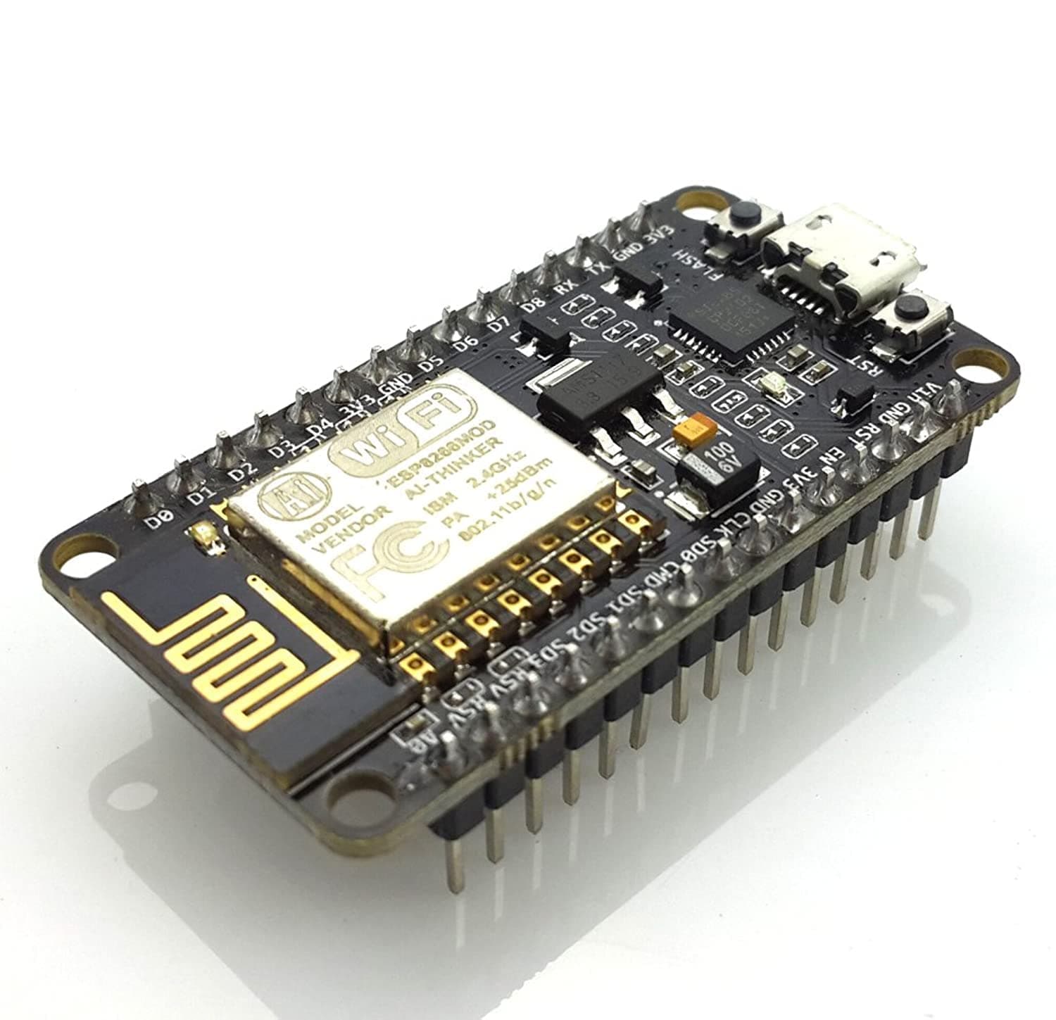 برد NodeMcu با ماژول بیسیم ESP8266-12E