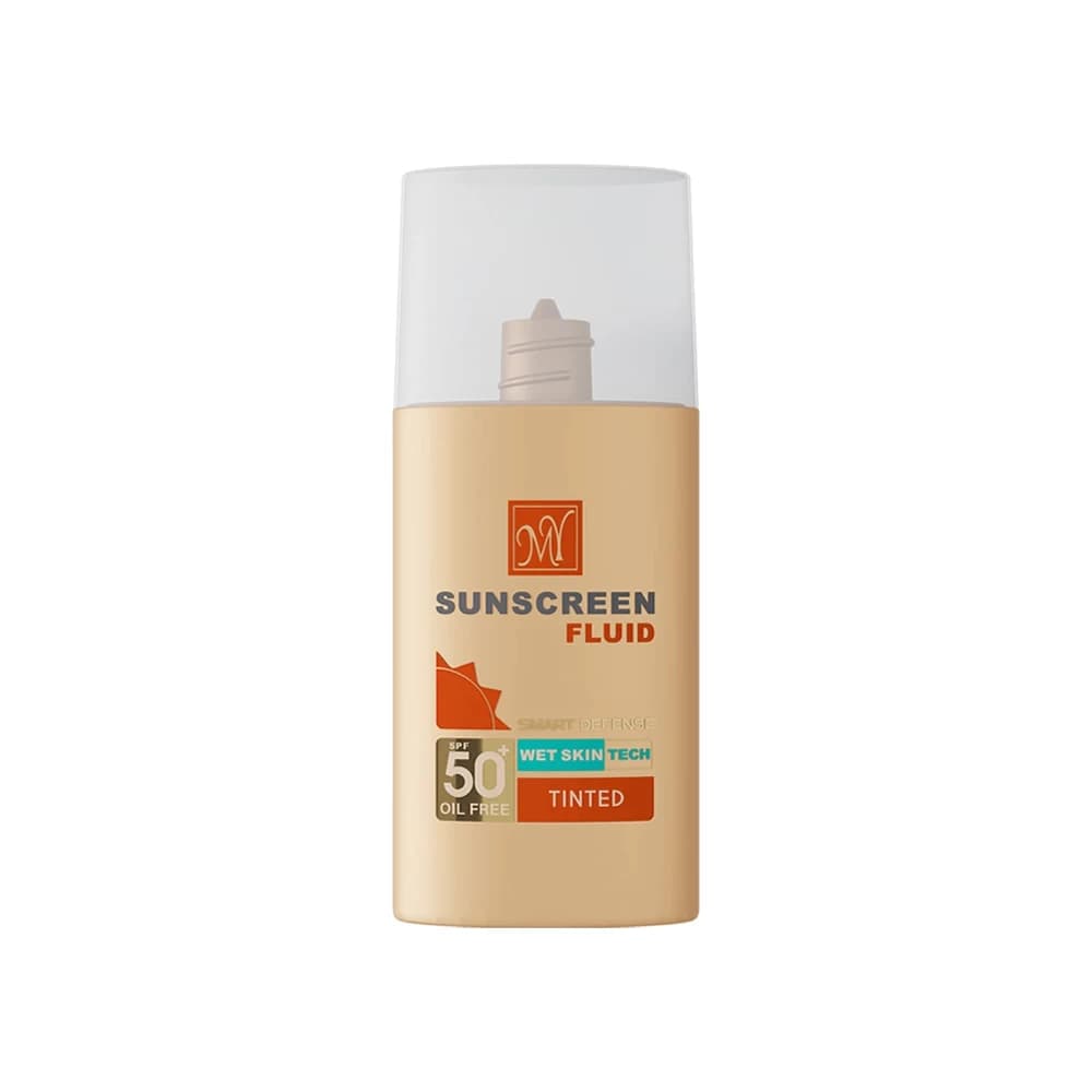 ضد آفتاب فلوئید فاقد چربی رنگی SPF50 مای