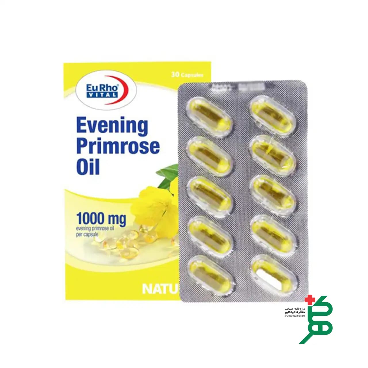 کپسول روغن گل مغربی یوروویتال — تصویر ۳