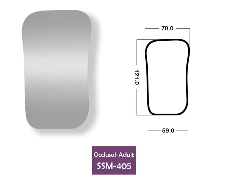 آینه فوتوگرافی یک طرفه Occlusal-Adult مدل SSM405