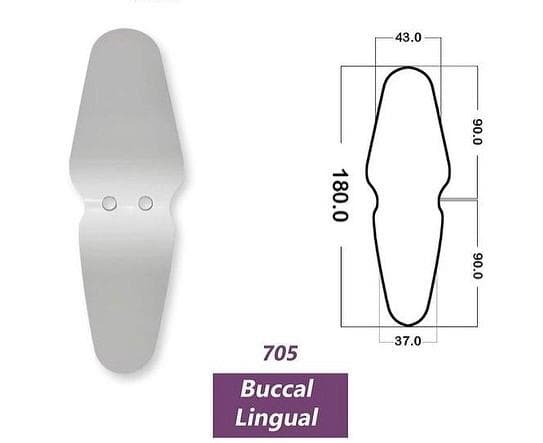 آینه فوتوگرافی دو طرفه Lingoal-Buccal