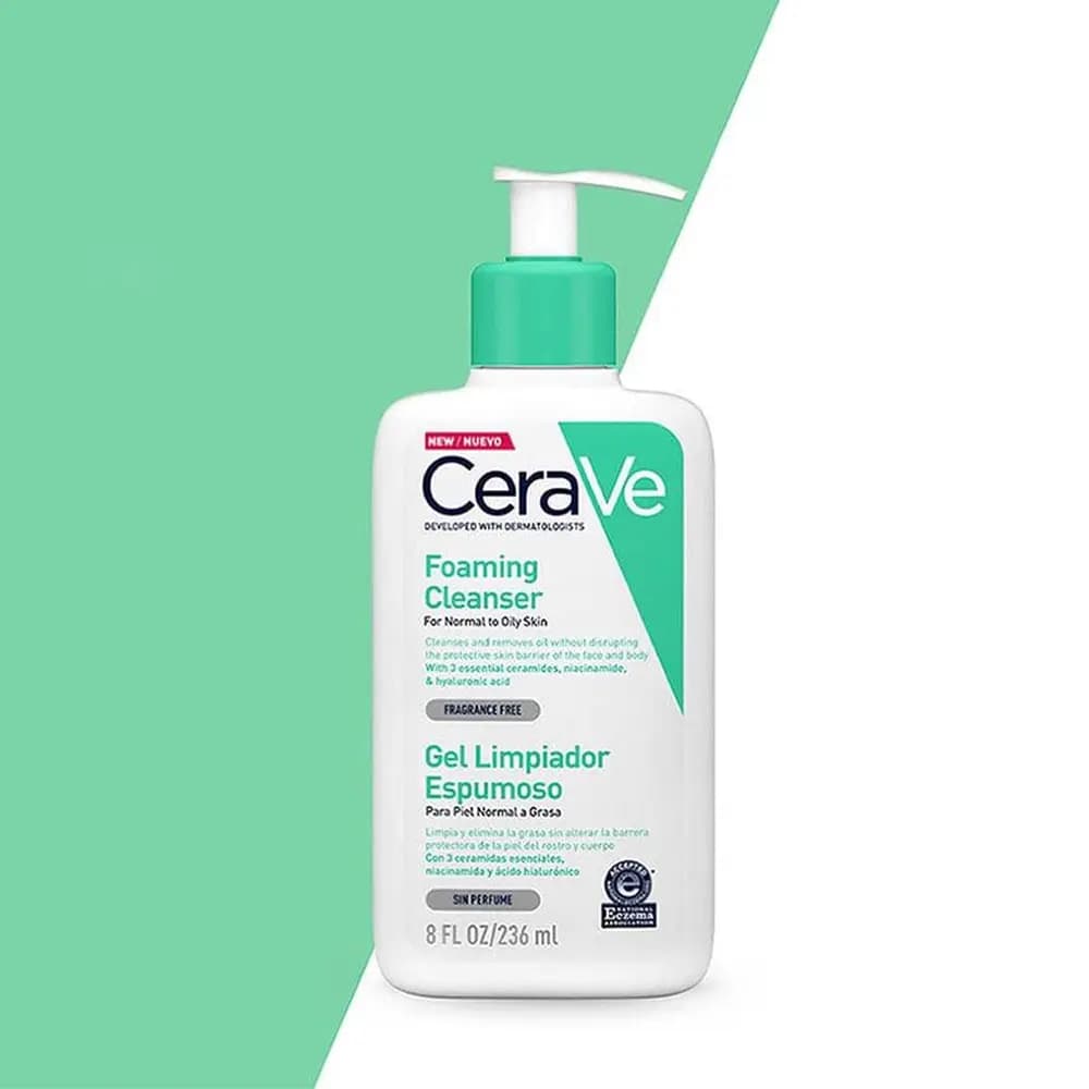 شوینده فومی سراوی مخصوص پوست نرمال تا چرب CeraVe — تصویر ۶