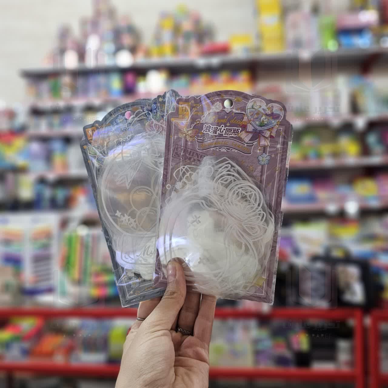 پک 20 عددي بوک مارک شيشه اي گل YD-GH01
