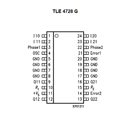 آی سی TLE4728 G مخصوص ECU — تصویر ۴