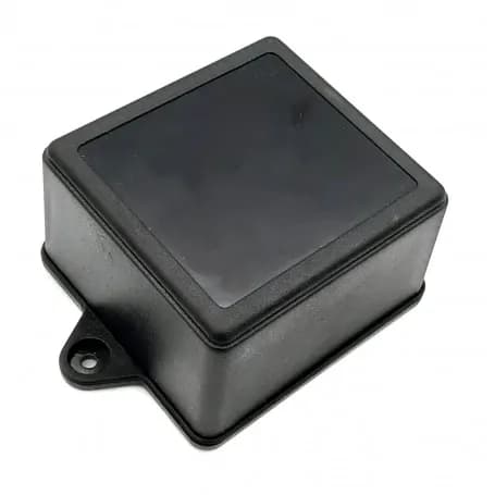 جعبه برد پلاستیکی مشکی پیچخور مدل BMW-B سایز 75x70x45 میلیمتر – محفظه پروژه الکترونیکی