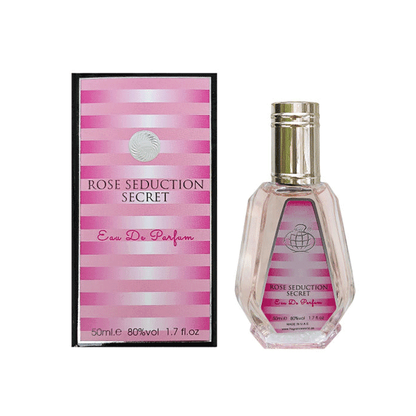 ادکلن 50 میل رز سداکشن سکرت فرگرانس ورد Rose Seduction Secret Fragrance World