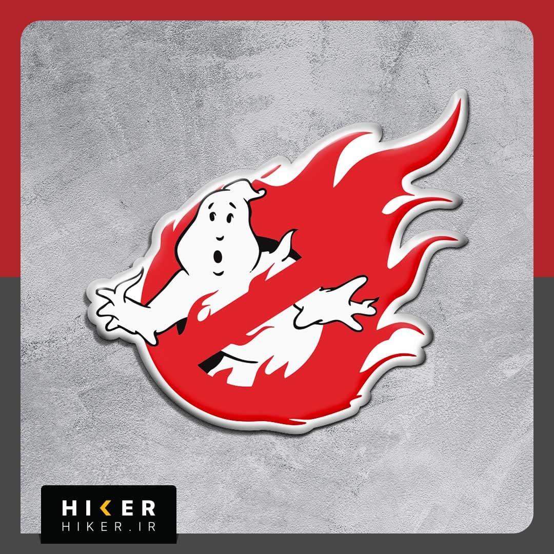 استیکر ژله‌ای ۰۸۰۳ (شکارچیان ارواح | لوگوی Ghostbusters)