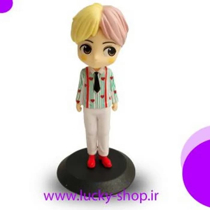 اکشن فیگور پسران BTS مدل پسر مو رنگی