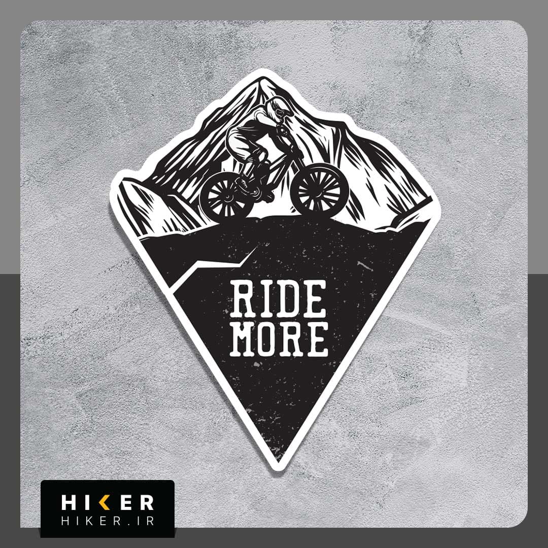 استیکر ۰۷۷۳ (بیشتر رکاب بزن (Ride More))