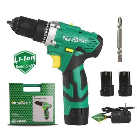 دریل شارژی 12ولت کیفی نیوبیت مدلNBT-CD-12A