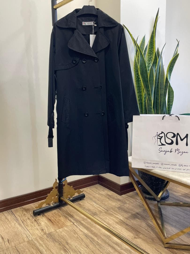 بارانی کتان زارا — تصویر ۴