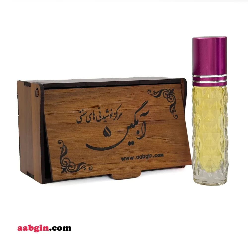 عطر گل محمدی %100 خالص کاشان (شیشه غلتکی 5 گرمی)