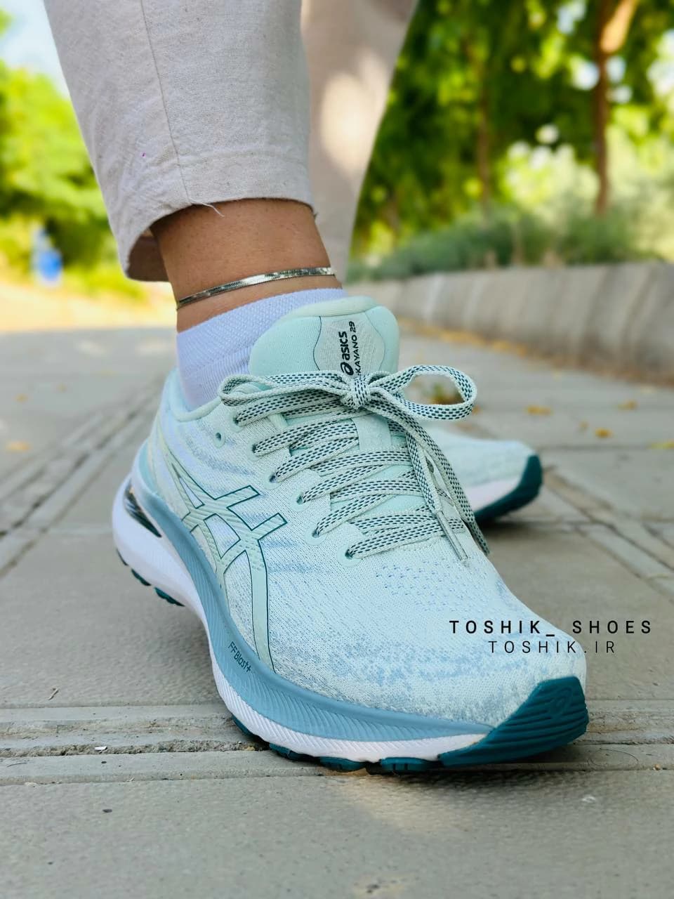کتونی اسیکس کایانو 29 Kayano آبی روشن — تصویر ۶