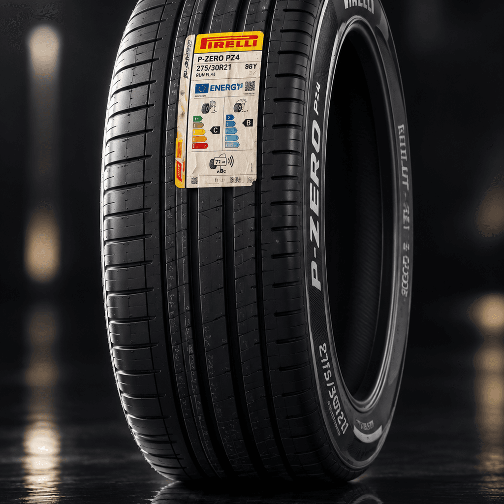 لاستیک پیرلی سایز 275/30R21 گل P-ZERO PZ4 ران فلت تاریخ 2024 (یک جفت)