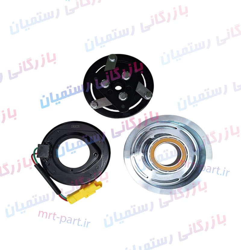 کلاچ کامل کمپرسور کولر 206 جدید برند ساندن کد 429