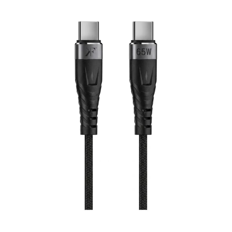 کابل شارژ 65 وات تایپ سی به Type-C کی اف سنیور KF Senior مدل S9