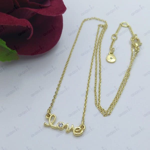 گردنبند زنانه مدل Love — تصویر ۴