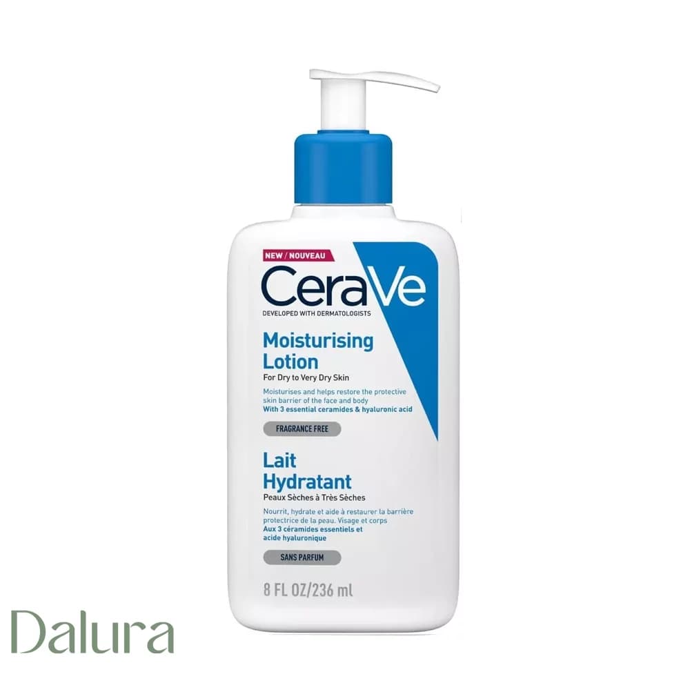 لوسیون مرطوب‌کننده سراوی صورت و بدن Moisturizing Lotion – پوست خشک